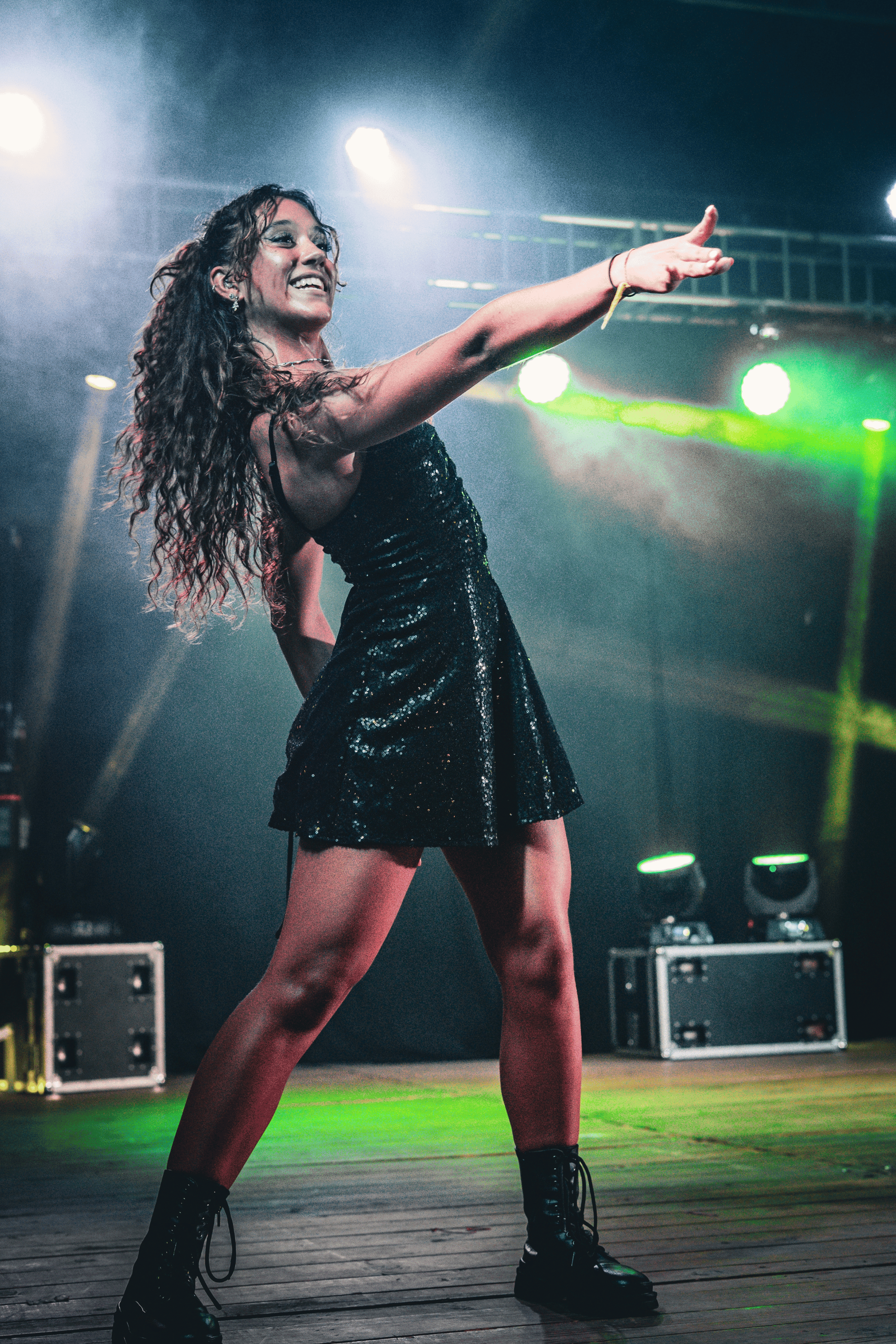Cê Reis em espetáculo